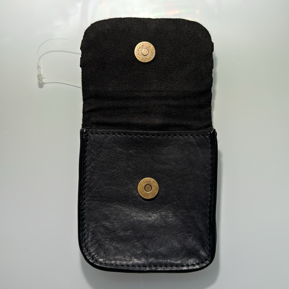 We The Free Boone Black Leather Pouch with Clip - Picture 7 of 9